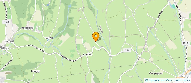 localisation de l'entreprise MADAME DOMINIQUE CAPARROI  ROCAMADOUR