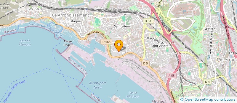 localisation de l'entreprise MADAME DOMINIQUE CAPARROS à MARSEILLE