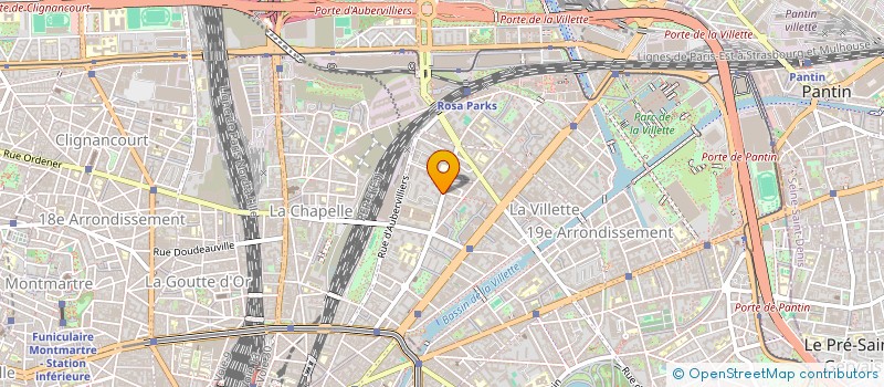 localisation de l'entreprise MADAME DOMINIQUE CARLETON  PARIS