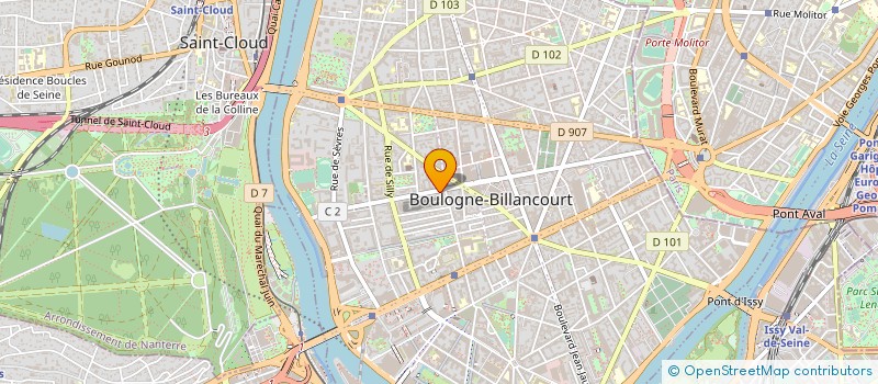 localisation de l'entreprise MADAME DOMINIQUE CATHERINE LE CLERCQ DE LANNOY à BOULOGNE-BILLANCOURT