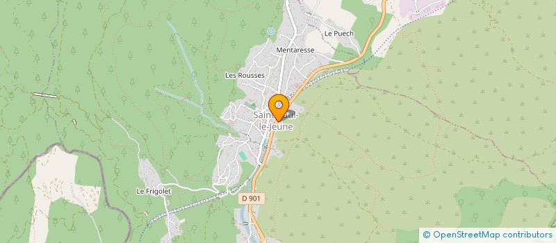 localisation de l'entreprise MADAME DOMINIQUE CATTEAUX à SAINT-PAUL-LE-JEUNE