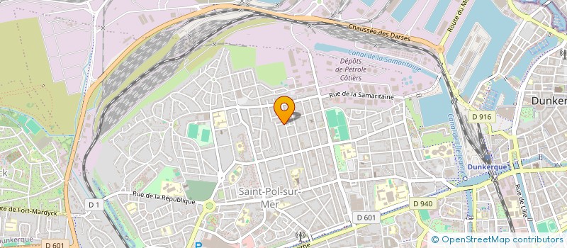 localisation de l'entreprise MADAME DOMINIQUE CATY  DUNKERQUE