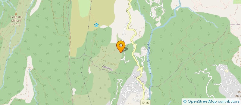 localisation de l'entreprise MADAME DOMINIQUE CAUDAN  COARAZE