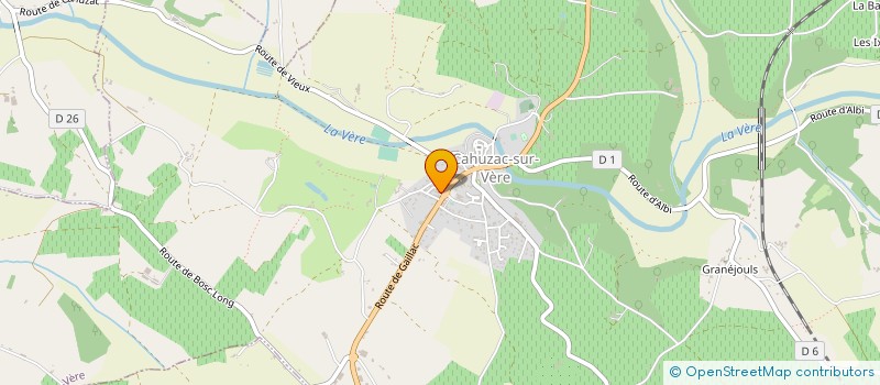 localisation de l'entreprise MADAME DOMINIQUE CAYRE  CAHUZAC-SUR-VERE