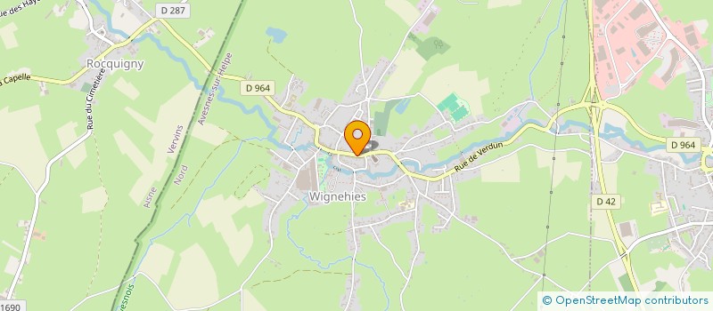 localisation de l'entreprise MADAME DOMINIQUE CESAR  FOURMIES