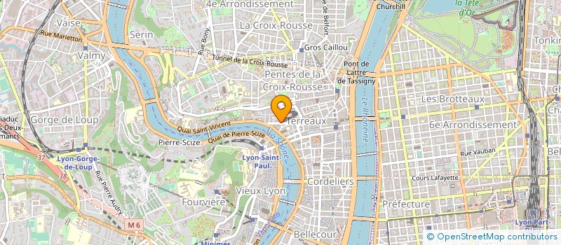 localisation de l'entreprise MADAME DOMINIQUE CHAMLEY à LYON