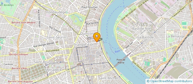 localisation de l'entreprise MADAME DOMINIQUE CHAMPIN à BORDEAUX