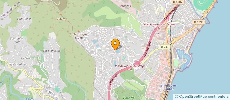 localisation de l'entreprise MADAME DOMINIQUE CHANOINE  MOUANS-SARTOUX