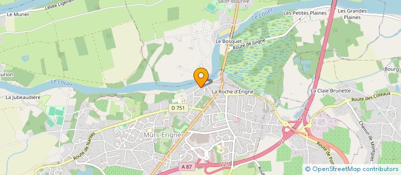 localisation de l'entreprise MADAME DOMINIQUE CHANSON  MURS-ERIGNE