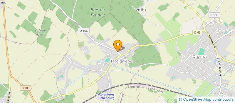 localisation de l'entreprise MADAME DOMINIQUE CHARTIER à TACOIGNIERES