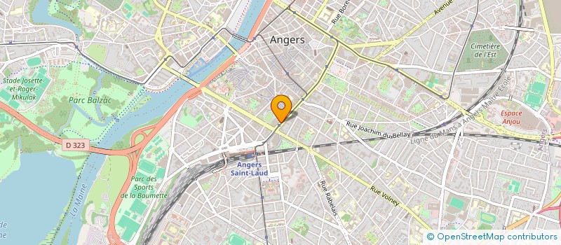 localisation de l'entreprise MADAME DOMINIQUE CHENE à ANGERS