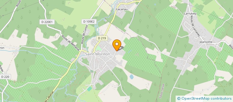 localisation de l'entreprise MADAME DOMINIQUE CHENNA  SAINT-MORILLON