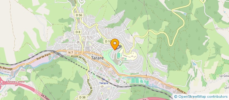 localisation de l'entreprise MADAME DOMINIQUE CHEVALARD  TARARE