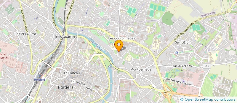 localisation de l'entreprise MADAME DOMINIQUE CHEVALIER à POITIERS
