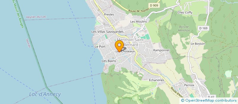 localisation de l'entreprise MADAME DOMINIQUE CHEVALLIER à MENTHON-SAINT-BERNARD