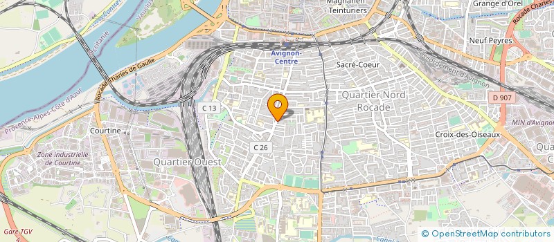 localisation de l'entreprise MADAME DOMINIQUE CHICCO  AVIGNON