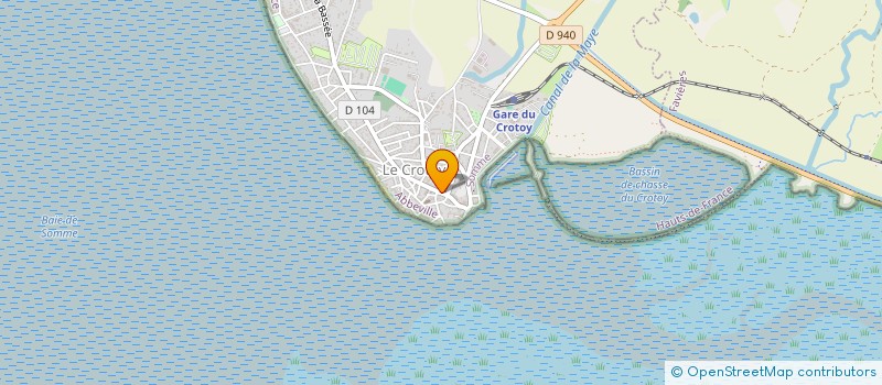 localisation de l'entreprise MADAME DOMINIQUE CHORON à LE CROTOY