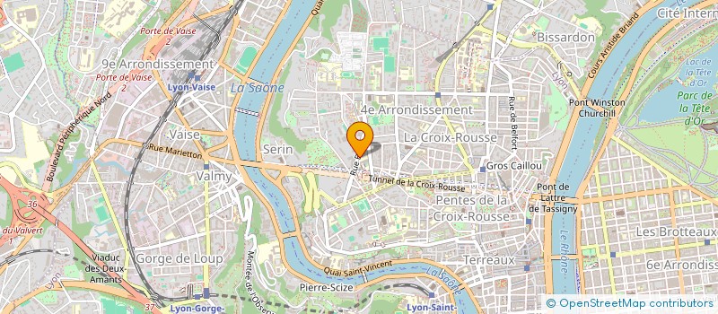 localisation de l'entreprise MADAME DOMINIQUE CLARET à LYON