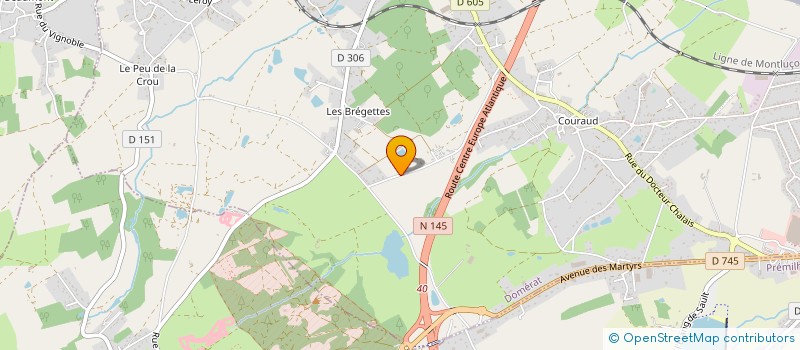 localisation de l'entreprise MADAME DOMINIQUE CLAUDEPIERRE à DOMERAT