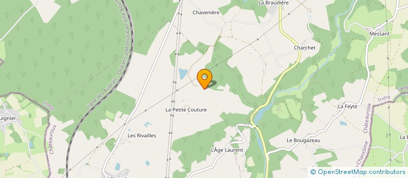 localisation de l'entreprise MADAME DOMINIQUE CLAVERIE à EGUZON-CHANTOME