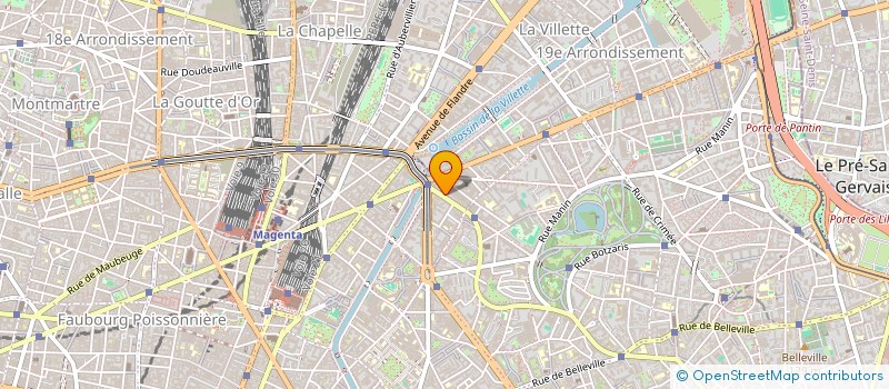 localisation de l'entreprise MADAME DOMINIQUE COLETTE VERRIER  PARIS