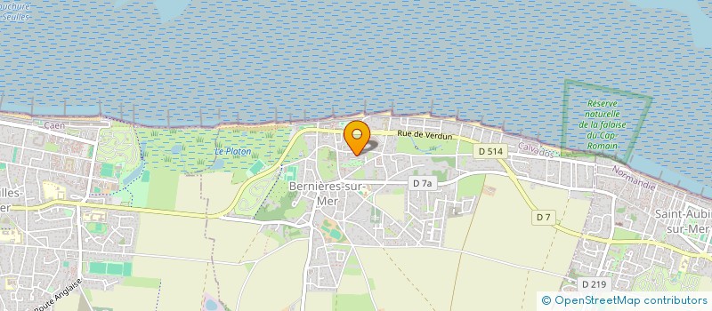 localisation de l'entreprise MADAME DOMINIQUE COLIN  BERNIERES-SUR-MER