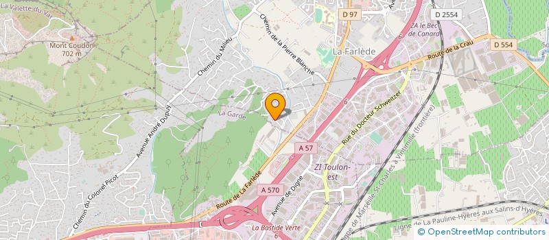 localisation de l'entreprise MADAME DOMINIQUE COLLE  LA FARLEDE