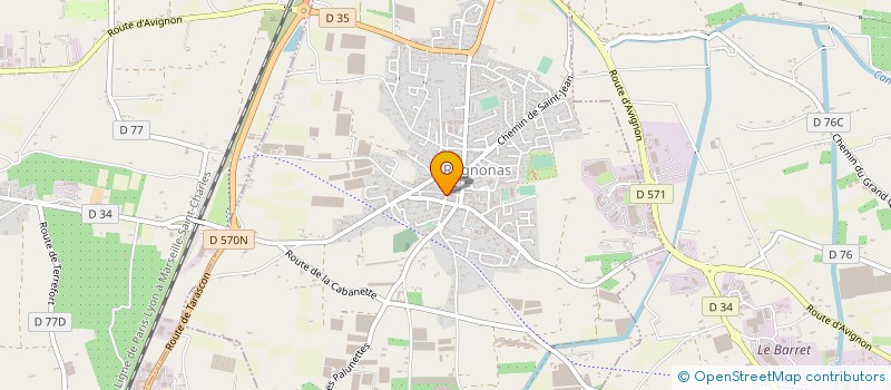 localisation de l'entreprise MADAME DOMINIQUE COLLIGNON à ROGNONAS