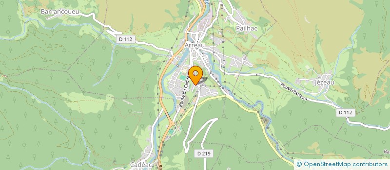 localisation de l'entreprise MADAME DOMINIQUE COMBES  ARREAU