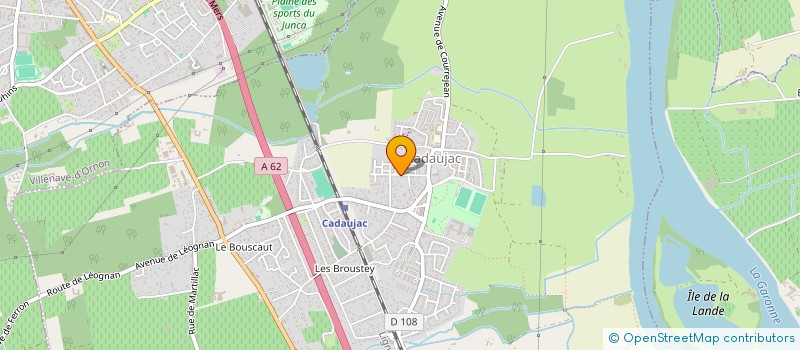 localisation de l'entreprise MADAME DOMINIQUE COMPIEGNE  CADAUJAC