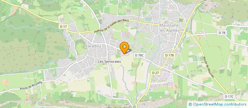 localisation de l'entreprise MADAME DOMINIQUE CONNEHAYE  LES BAUX-DE-PROVENCE