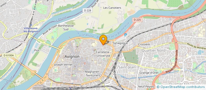 localisation de l'entreprise MADAME DOMINIQUE CONSTANTIN  AVIGNON