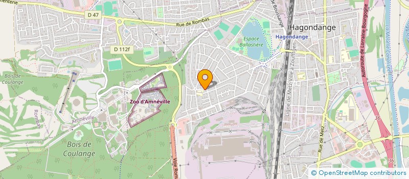 localisation de l'entreprise MADAME DOMINIQUE CORNEMENT  HAGONDANGE