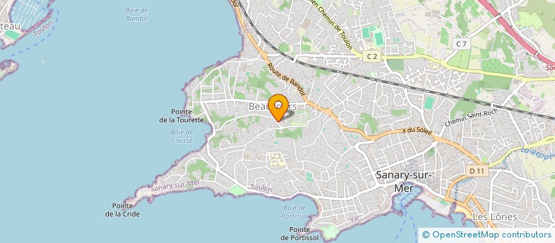 localisation de l'entreprise MADAME DOMINIQUE CORNIOT à SANARY-SUR-MER