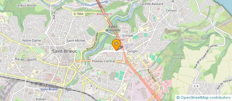 localisation de l'entreprise MADAME DOMINIQUE COTTEREAU à SAINT-BRIEUC