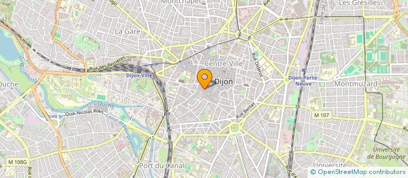 localisation de l'entreprise MADAME DOMINIQUE COULPIER à DIJON