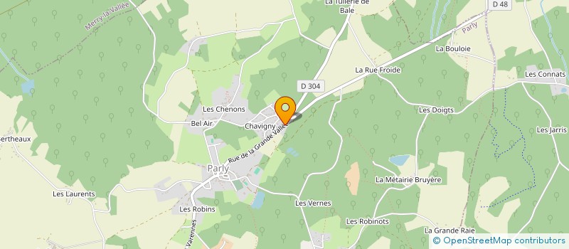 localisation de l'entreprise MADAME DOMINIQUE COUTY  PARLY