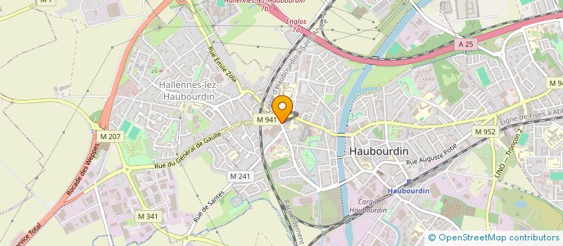 localisation de l'entreprise MADAME DOMINIQUE CREPY  HAUBOURDIN