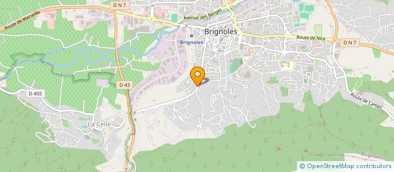 localisation de l'entreprise MADAME DOMINIQUE CRISCOLA à BRIGNOLES