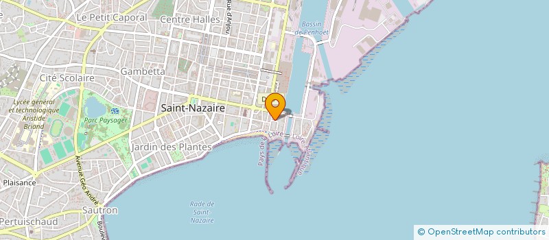 localisation de l'entreprise MADAME DOMINIQUE CRONIER  SAINT-NAZAIRE