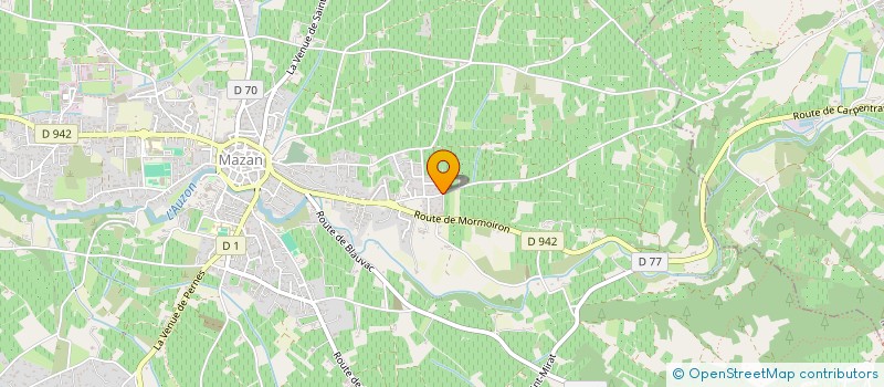 localisation de l'entreprise MADAME DOMINIQUE DADDIO  MAZAN
