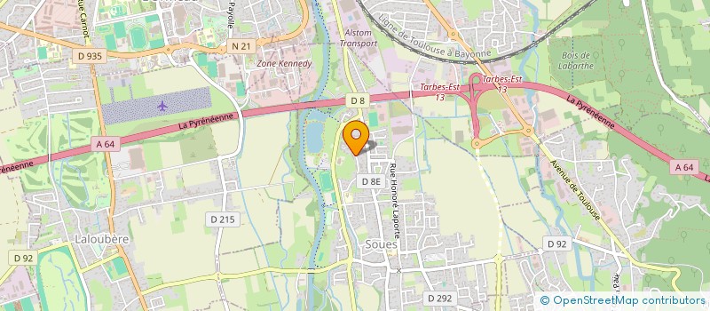 localisation de l'entreprise MADAME DOMINIQUE DAIGUE  SOUES