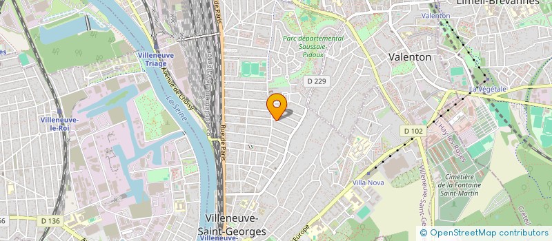 localisation de l'entreprise MADAME DOMINIQUE DAMPIERRE  VILLENEUVE-SAINT-GEORGES