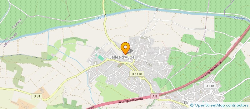 localisation de l'entreprise MADAME DOMINIQUE DANOFFRE  SALLES D'AUDE