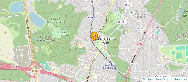 localisation de l'entreprise MADAME DOMINIQUE DAPSANSE à LA CELLE-SAINT-CLOUD