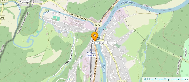 localisation de l'entreprise MADAME DOMINIQUE DARAS  VIREUX-MOLHAIN