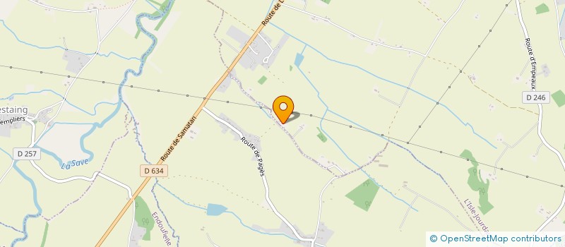 localisation de l'entreprise MADAME DOMINIQUE DARROZES  L'ISLE-JOURDAIN