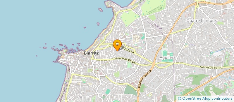 localisation de l'entreprise MADAME DOMINIQUE DARU à BIARRITZ