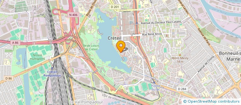 localisation de l'entreprise MADAME DOMINIQUE DASSEAU  CRETEIL