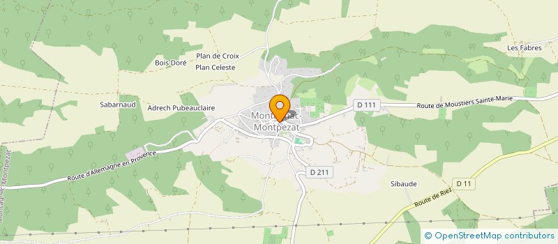 localisation de l'entreprise MADAME DOMINIQUE DE MARTIN DE VIVIES  MONTAGNAC-MONTPEZAT